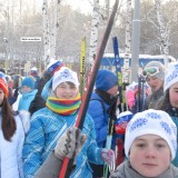 Благодарим всех  учащихся и учителей, принявших участие в Лыжне России-2014!