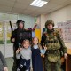 Сотрудники военной полиции провели открытый урок мужества и патриотизма с первыми классами школы  ко Дню Защитника Отечества.  